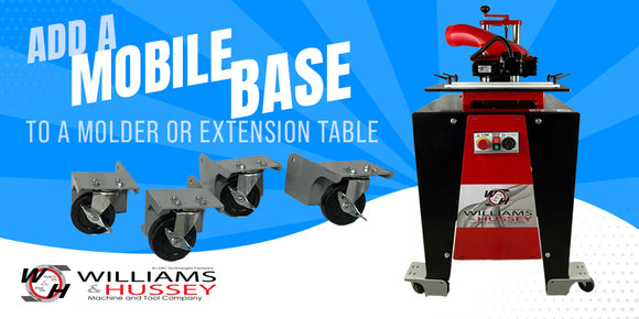 MOBILE BASE FOR EXTENSION TABLES – Williams & Hussey Machine and Tool Co.