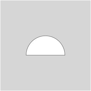 Half Round - 2954