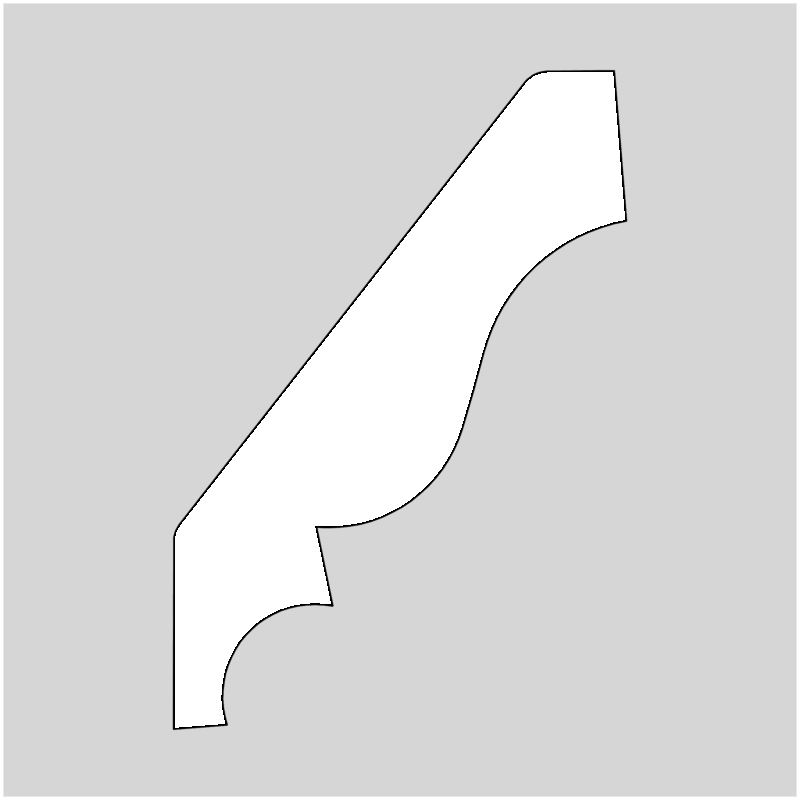 3-1/2" Crown Molding Profile Knives (2057)