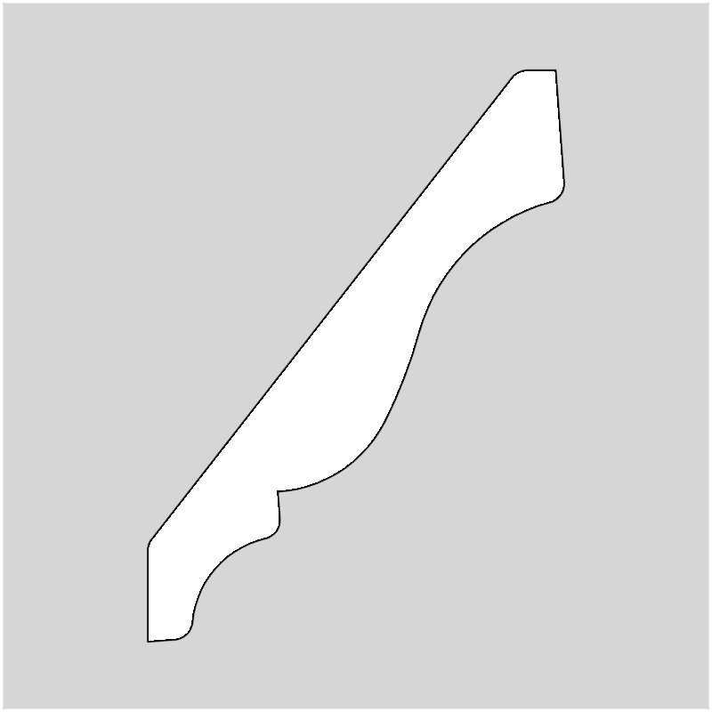 4-5/8" Crown Molding Profile Knives (2061)