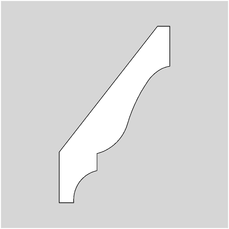 4-1/4" Crown Molding Profile Knives (2065)
