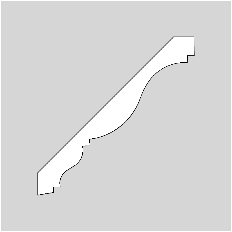 6-3/4" Crown Molding Profile Knives (2070)