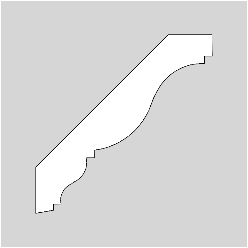 4-3/4" Crown Molding Profile Knives (2072)