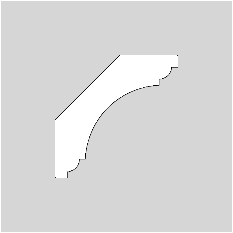 1-3/4" Crown Molding Profile Knives (2073)
