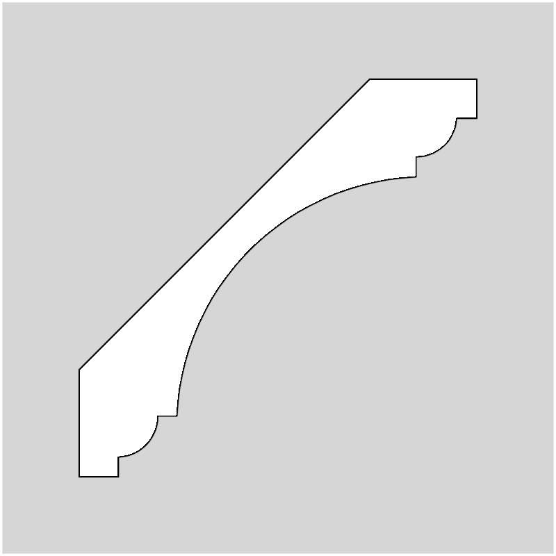 4-3/4" Crown Molding Profile Knives (2076)