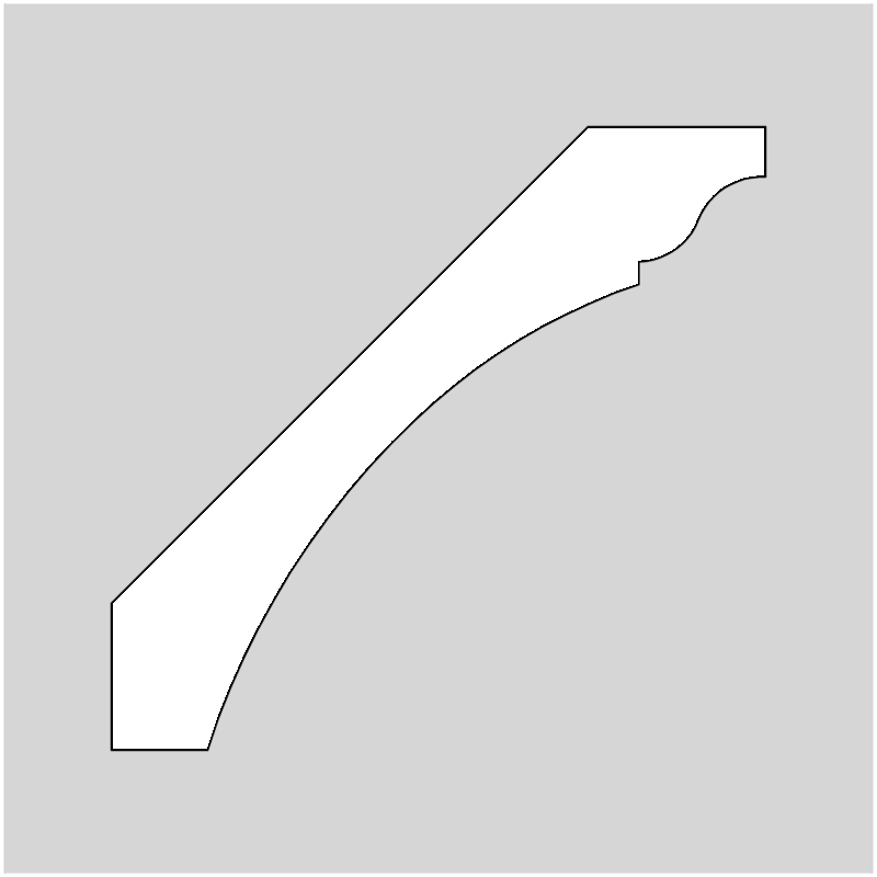 3-5/8" Crown Molding Profile Knives (2078)