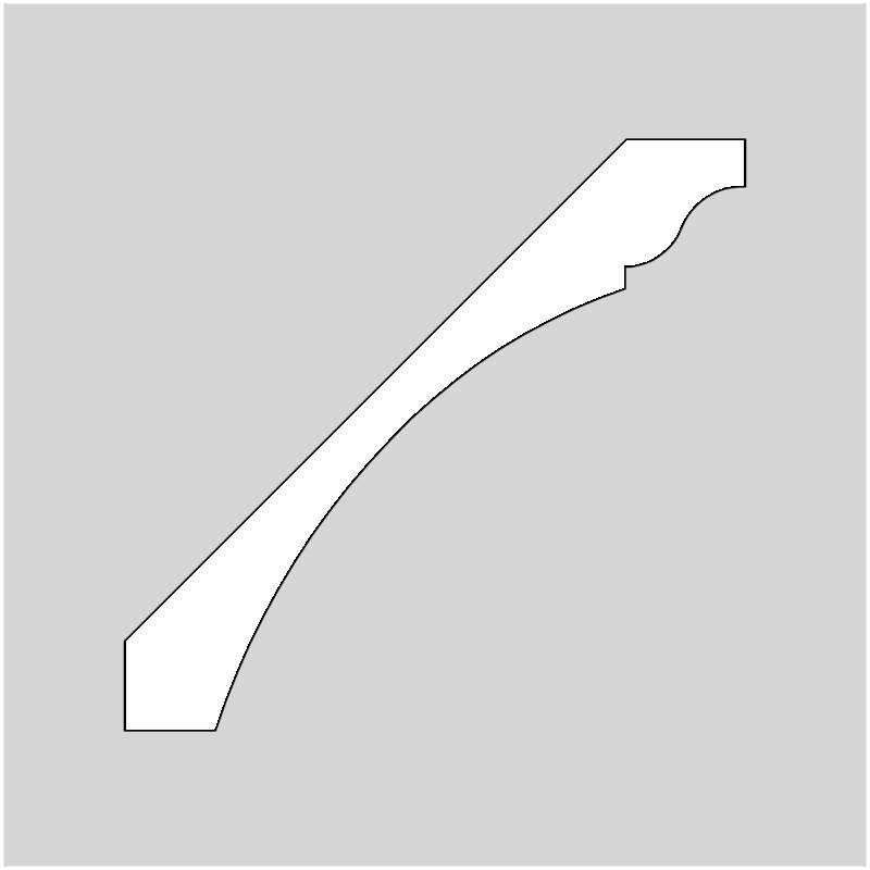 4-5/8" Crown Molding Profile Knives (2079)