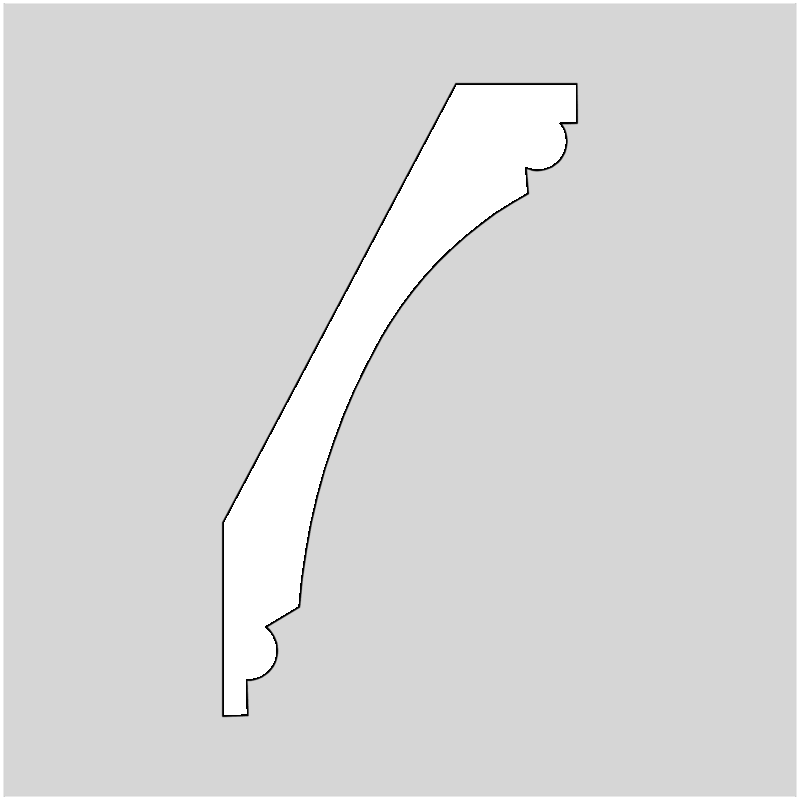 4-1/4" Crown Molding Profile Knives (2088)