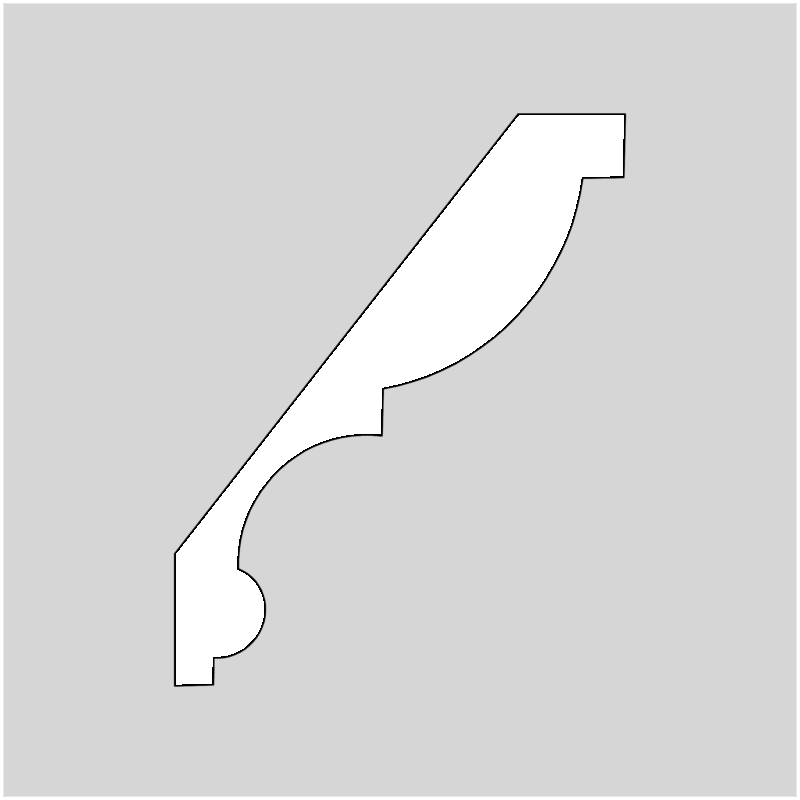 5-1/8" Crown Molding Profile Knives (2092)