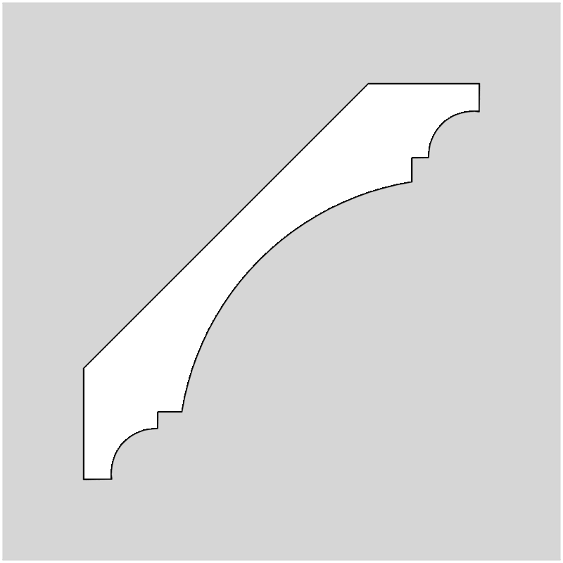 3-1/2" Crown Molding Profile Knives (2094)