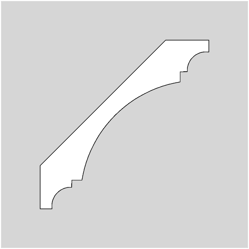 4-1/2" Crown Molding Profile Knives (2095)
