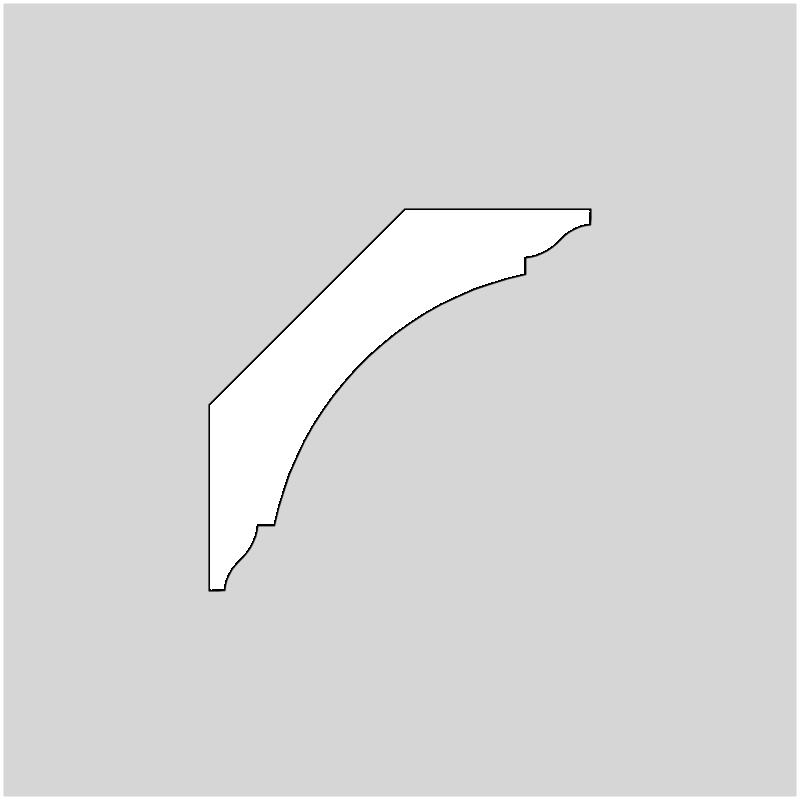 2-3/8" Crown Molding Profile Knives (2097)