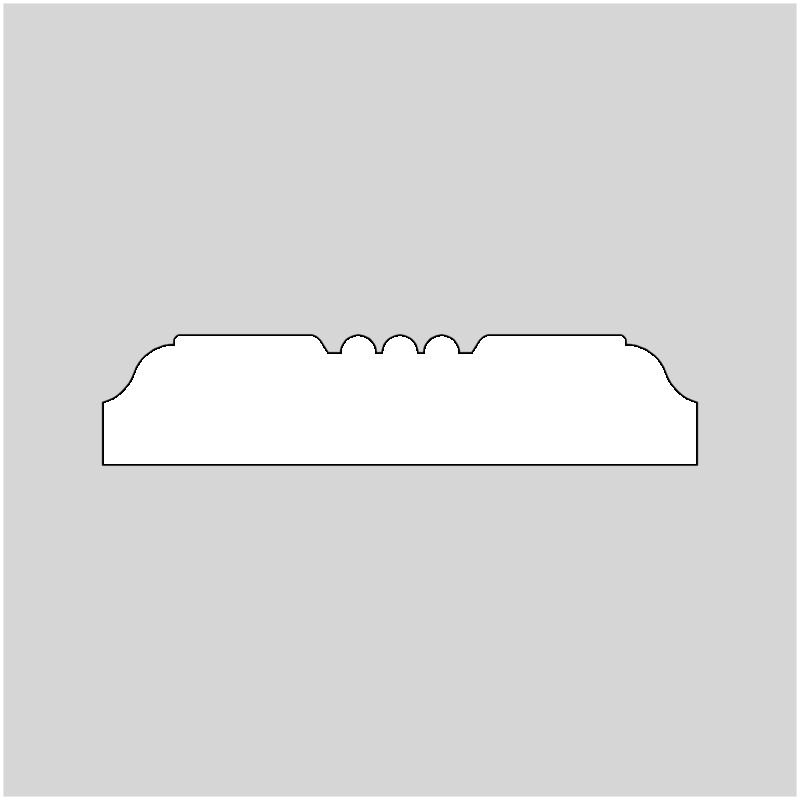 3/4" x 3-1/2" Casing Molding Profile Knives, set of 2 (2295)