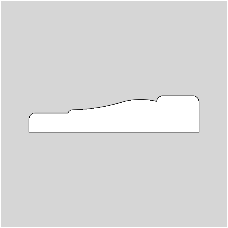 3/4" x 3-1/2" Casing Molding Profile Knives, set of 2 (2296)