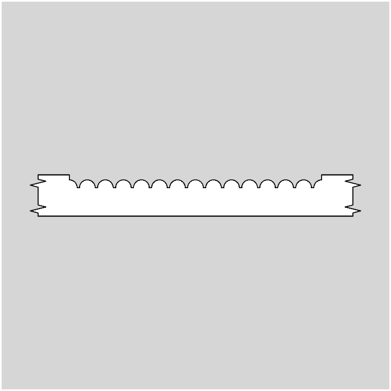 3" wide, 3/16" Beads, Casing Molding Profile Knives, set of 2 (2299-CP)