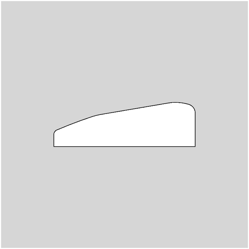 5/8" x 2" Casing Molding Profile Knives, set of 2 (2302)