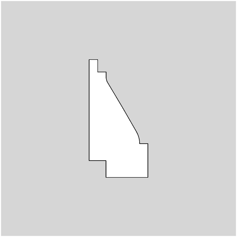 7/16" x 7/8" Panel Molding Profile Knives, set of 2 (3354)