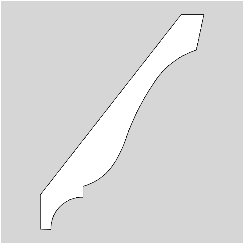 5-1/4" Crown Molding Profile Knives (2062)