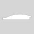1-1/4" x 6-1/2" Log Siding Molding Profile Knives, set of 2 (3476)