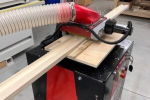 Williams & Hussey Molder used for custom molding production at New Haven Architectural Woodworking.